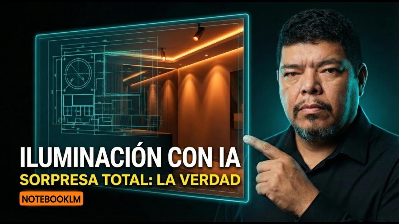 Como dise&ntilde;ar iluminaci&oacute;n arquitect&oacute;nica con IA. Tutorial NotebookLM y Gemini