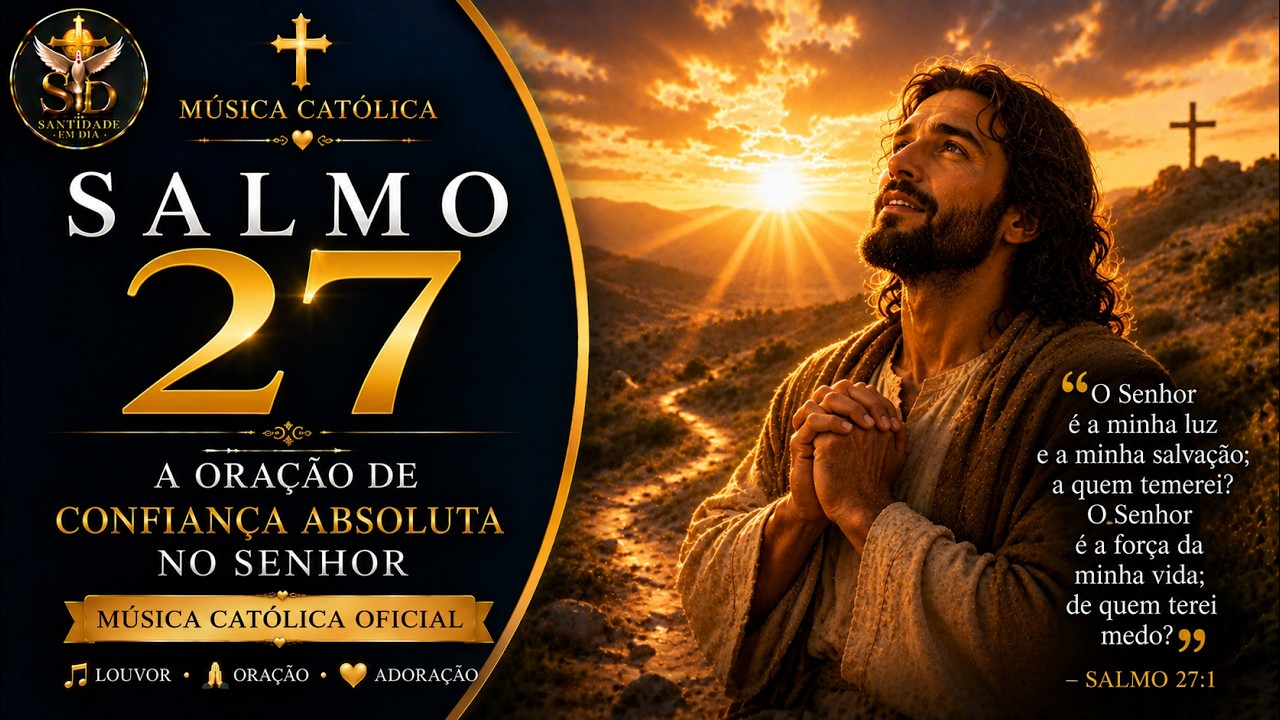Salmo 27: Oração de Confiança no Senhor - Música #salmos #salmo #musica #louvor #gospelmusic