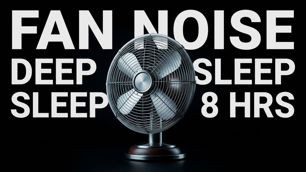 Electric Fan Noise For Sleep And Relaxation 8 Hours