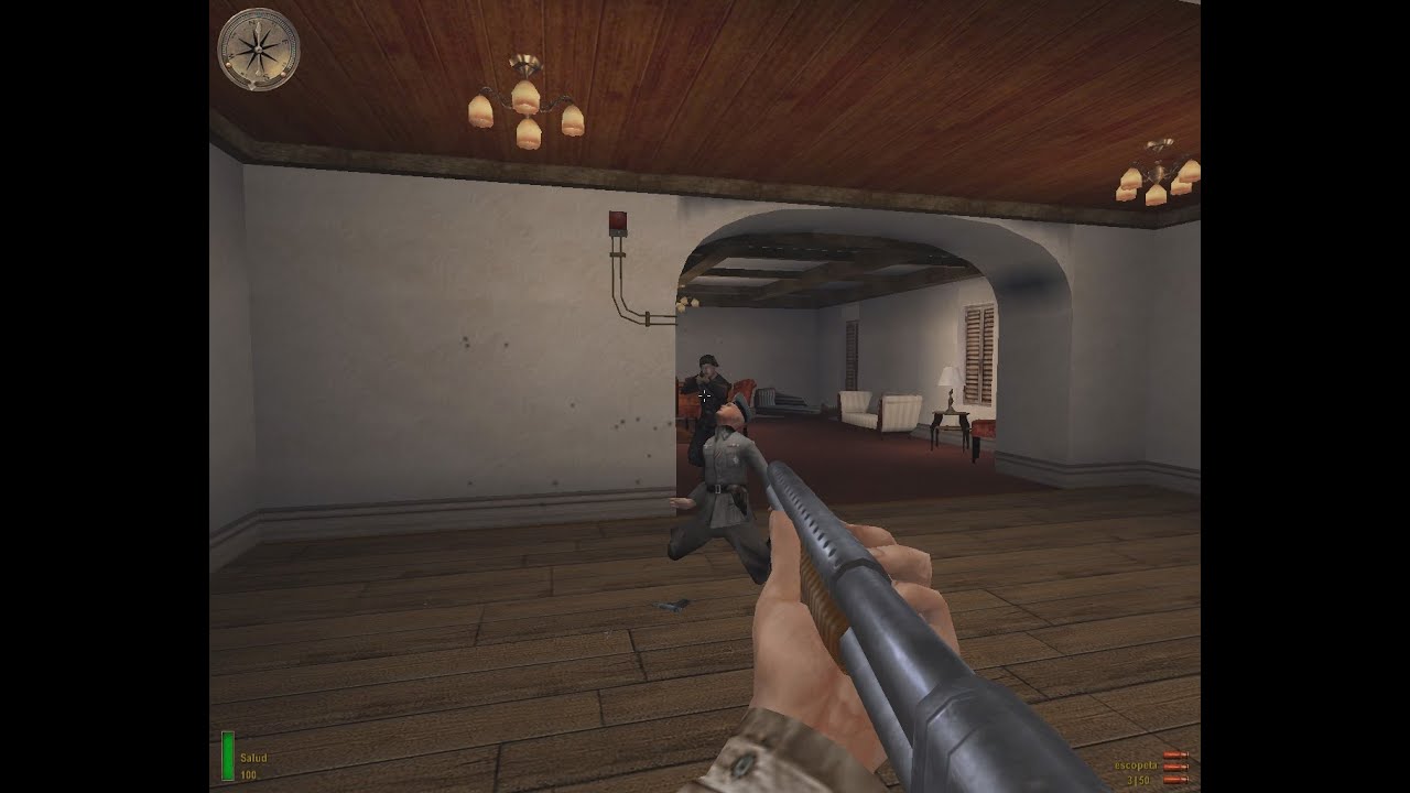 Infiltration Through The Command Post - Medal Of Honor Allied Assault (Hard Difficulty)
