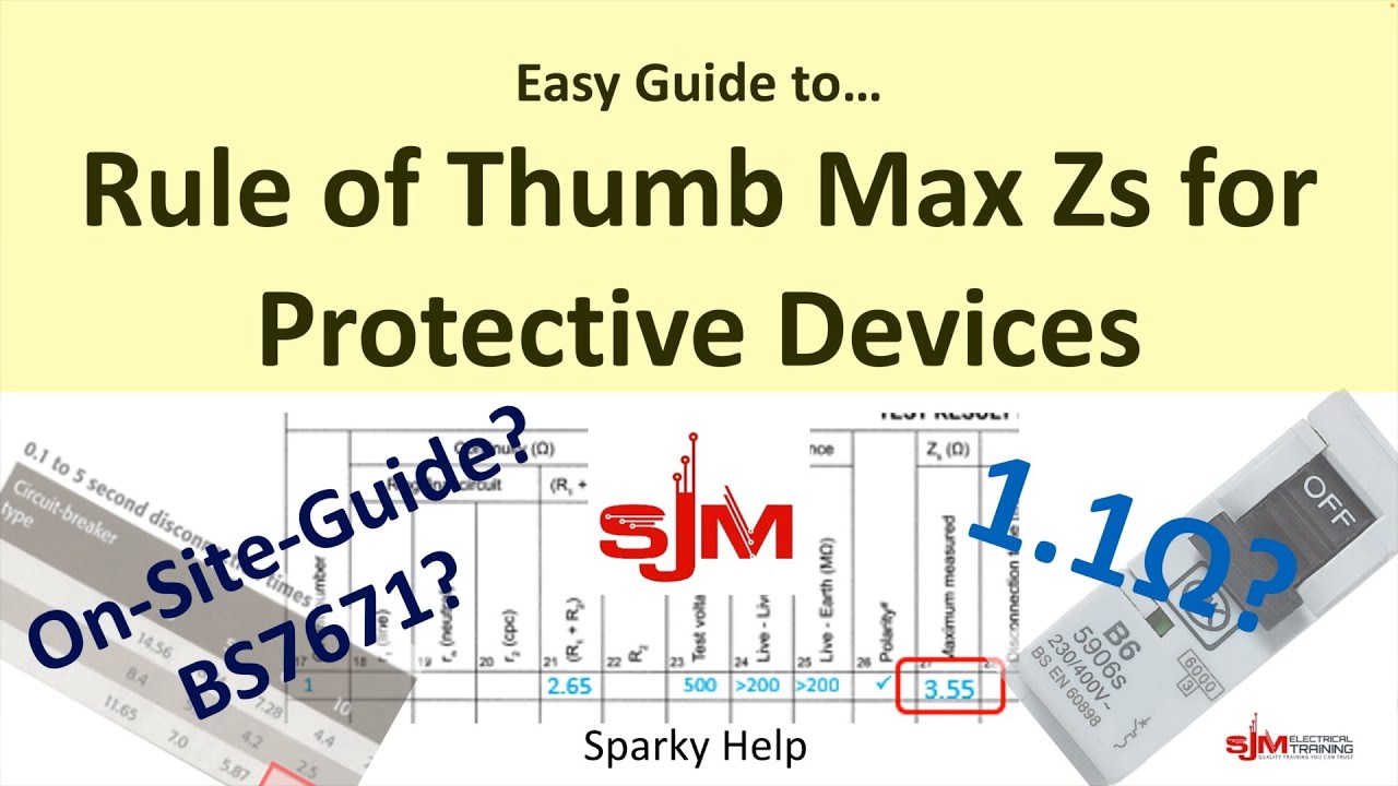 What is The BS7671 Max ZS Rule and Why Does it Matter?
