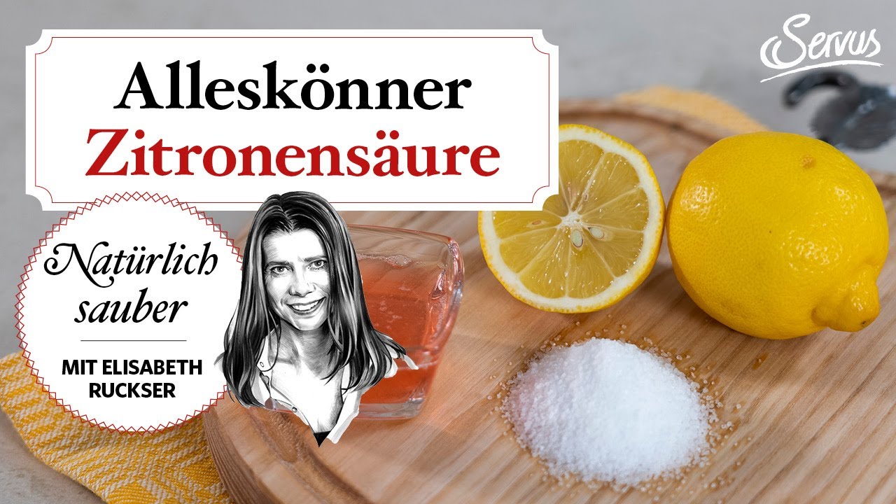 Alleskönner Zitronensäure hilft bei Flecken und Kalk