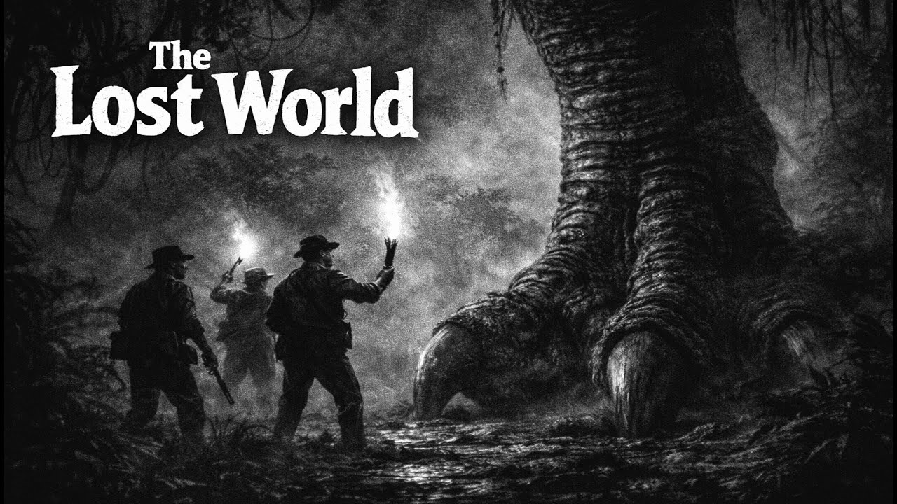 The Lost World 1925 | Full Movie HD | Deadly Dinosaur Attack | Classic Monster Survival