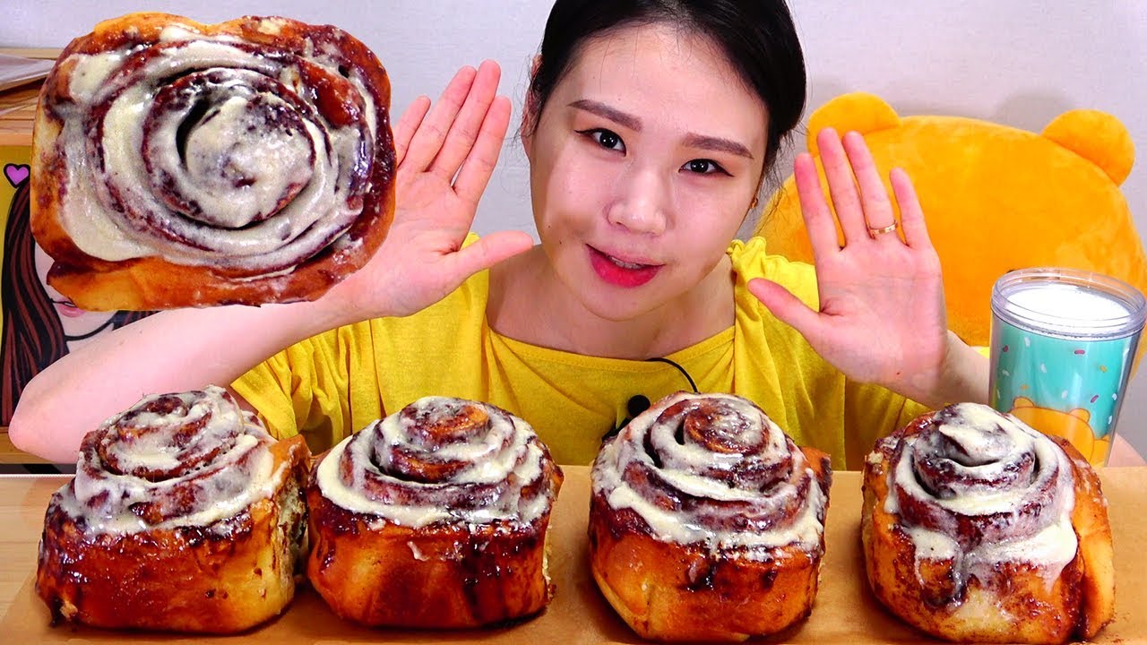 달달한 시나본 클래식 빵 먹방 Mukbang
