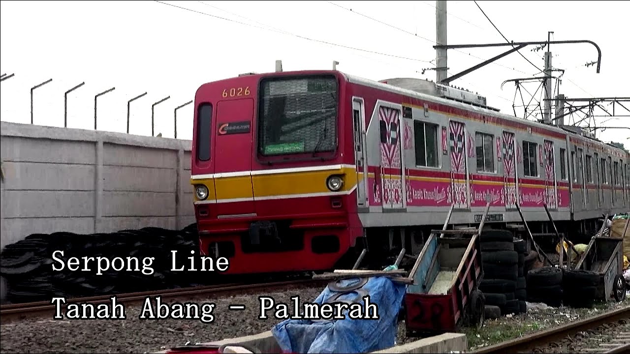 【鬼警笛！】KRLジャボタベック走行シーン - KRL Jabotabek bepergian Video