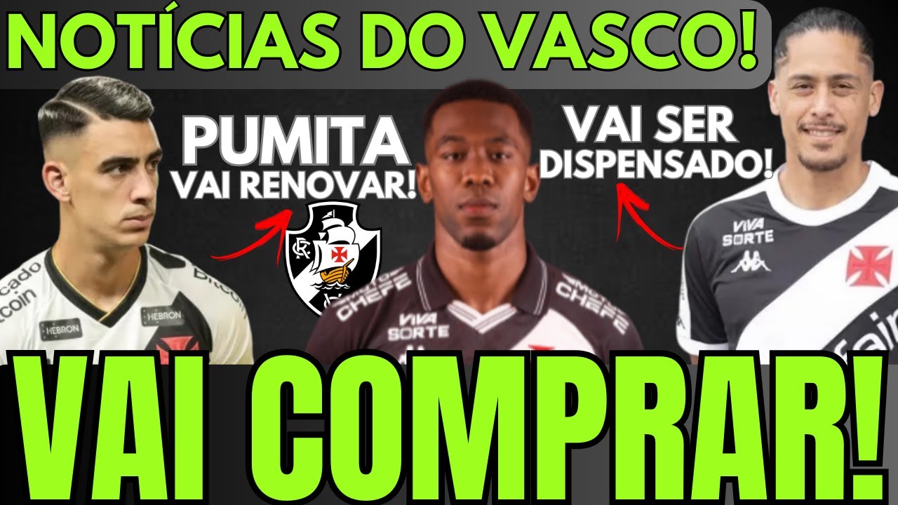 DEFINIDO: VASCO VAI COMPRAR ZAGUEIRO POR 36 MILH&Otilde;ES | PUMA VAI RENOVAR! MAIS UM NA LISTA DE DISPENSA