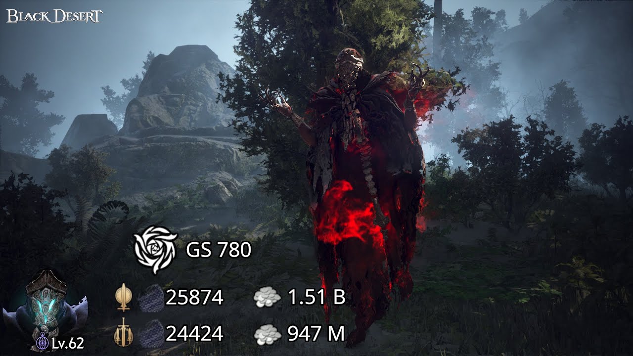 BDO - Ash Forest - Dark Knight Succession and Awakening - 1.5 B & 947 M (No Comm)