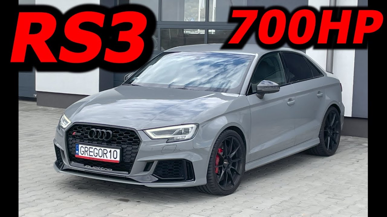 200km/h in 8sec - RS3 2.5TFSI 700HP by GREGOR10 - 5 CYLINDER ORCHESTRA + DRAGY TIMES + FLYBY SOUND