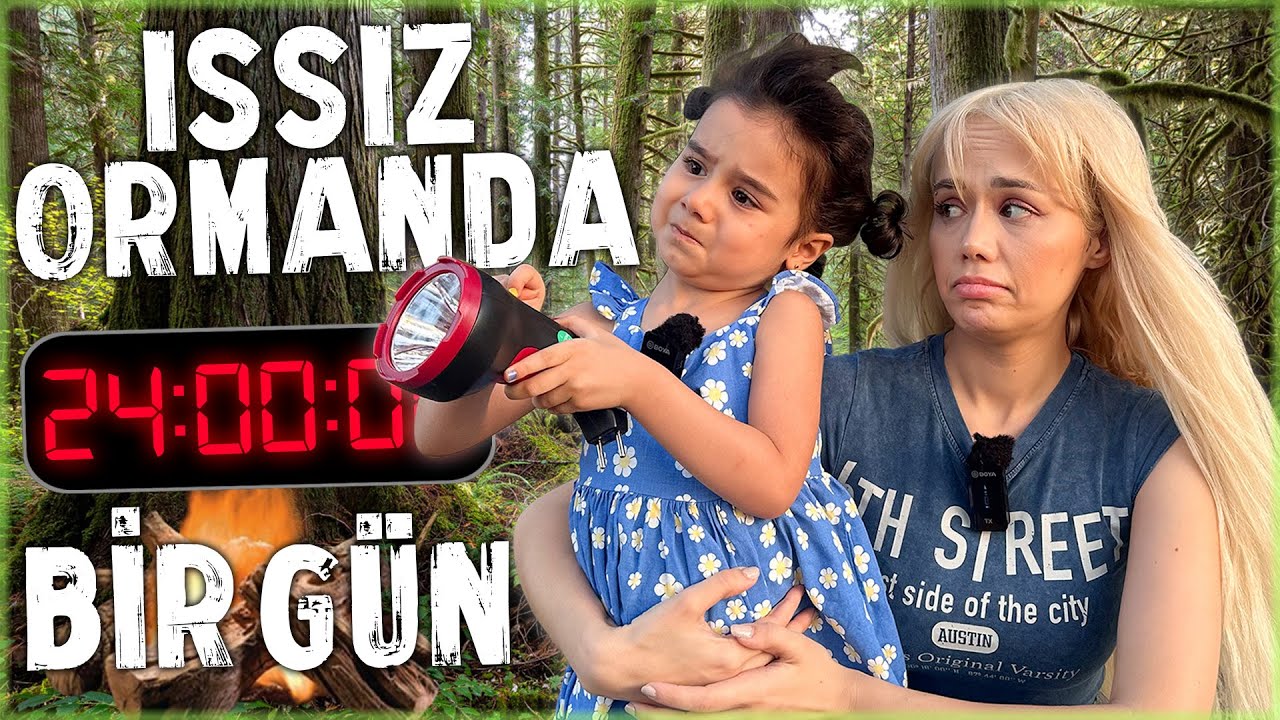 ISSIZ ORMANDA BİR GÜN GEÇİRMEK! ( Çok Korktuk )