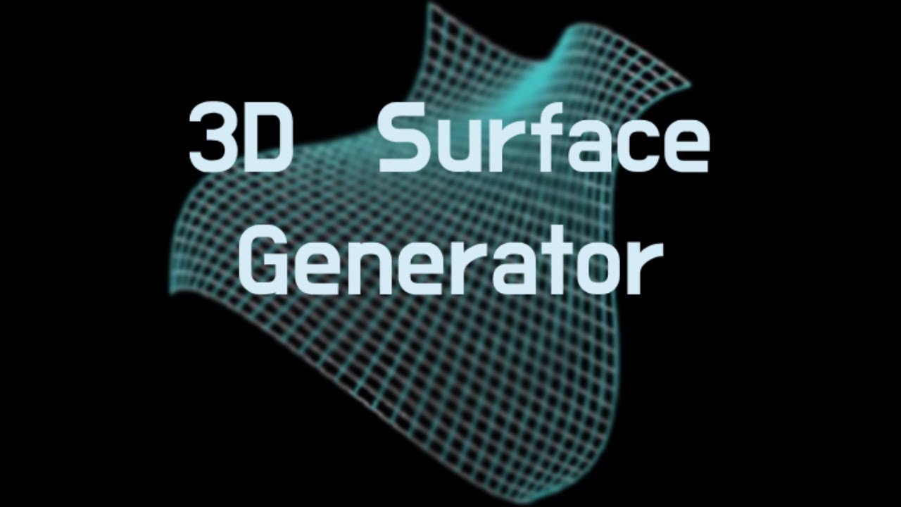 3D Gaming Engine Mathematics - Having Fun with my 3D Surface Generator