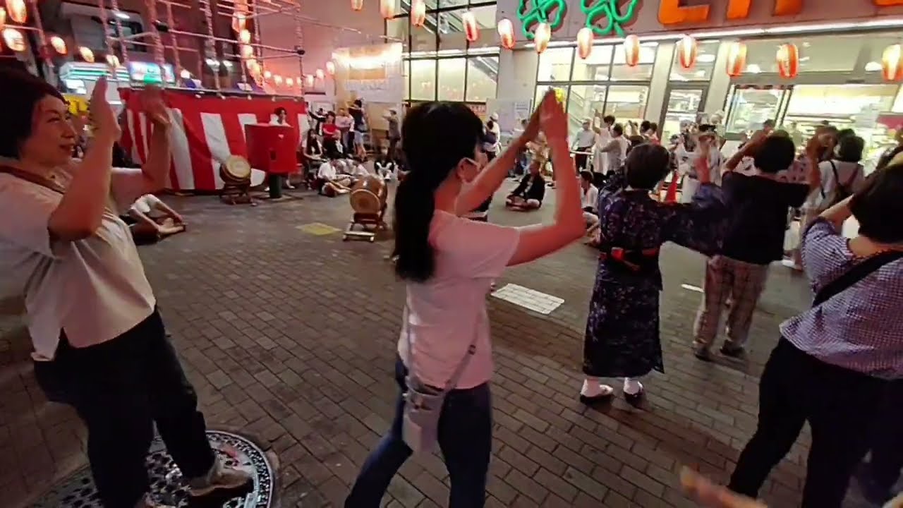 大東京音頭　北赤羽駅前盆踊り４　2025年8月10日　東京都北区　浮間銀座商店会 盆踊り大会