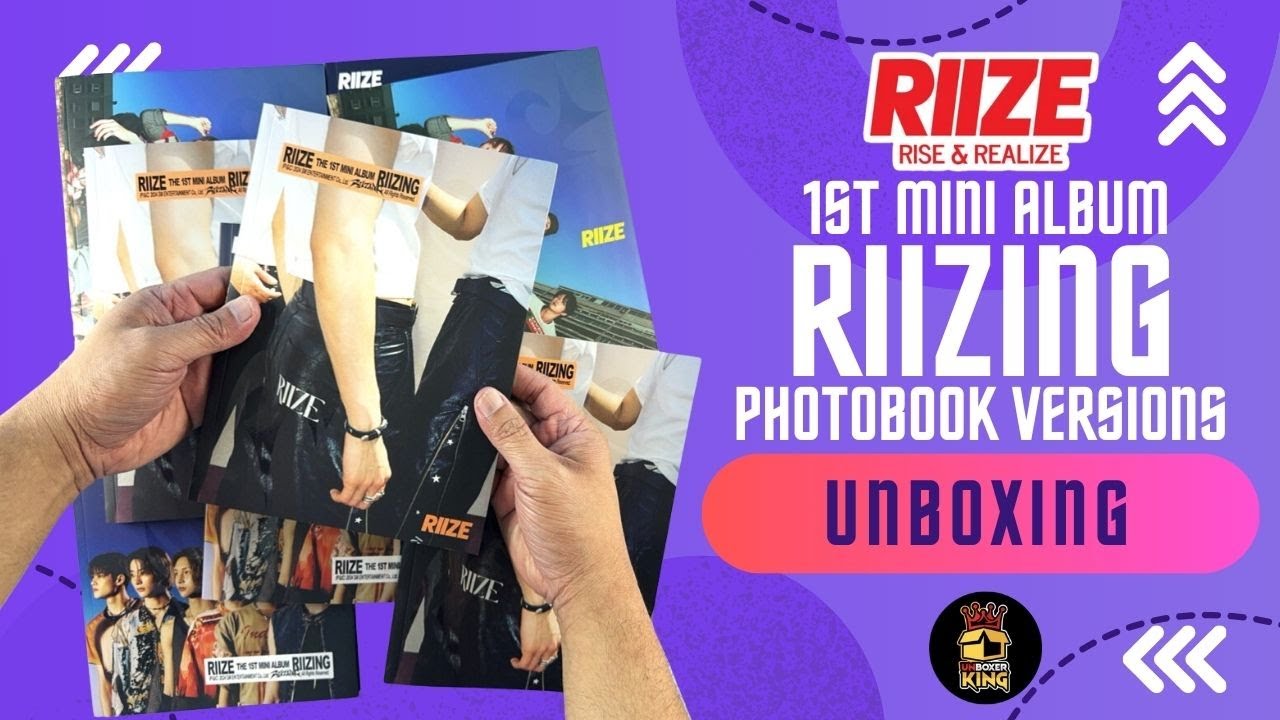 RIIZE || RIIZING 1ST MINI ALBUM || PHOTOBOOK VERSION UNBOXING