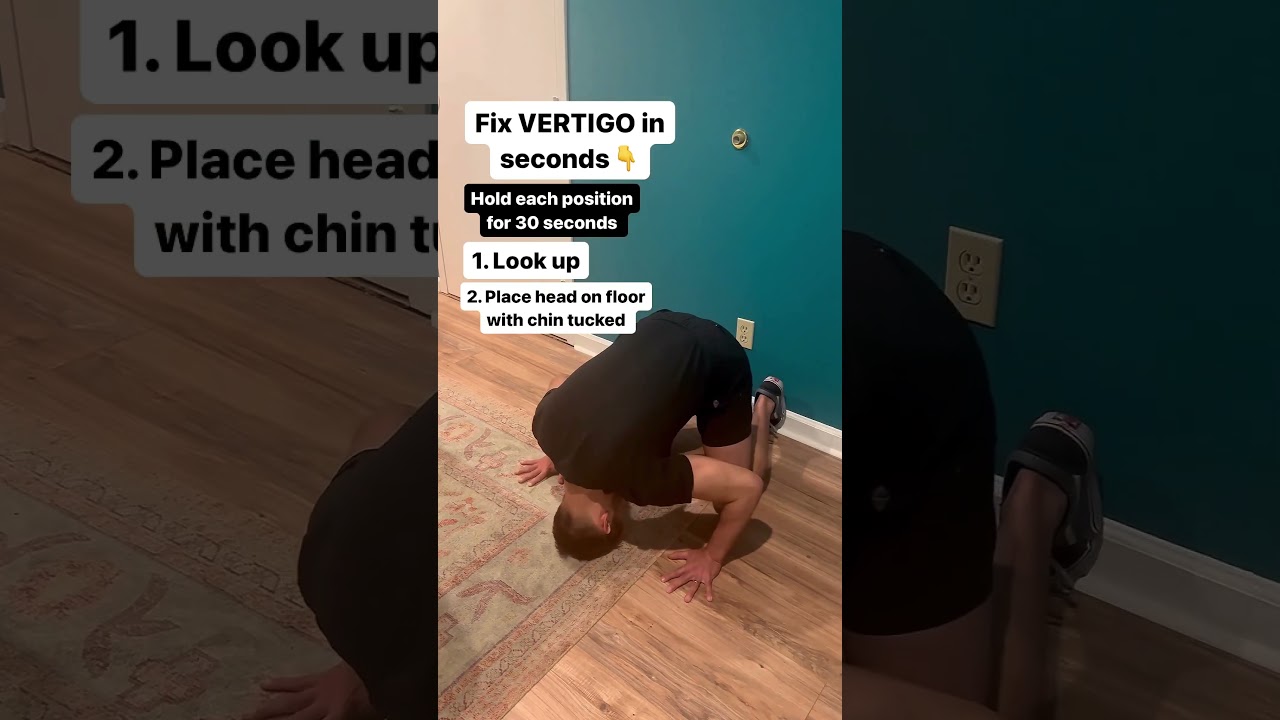 FIX VERTIGO In SECONDS with this simple exercise at home