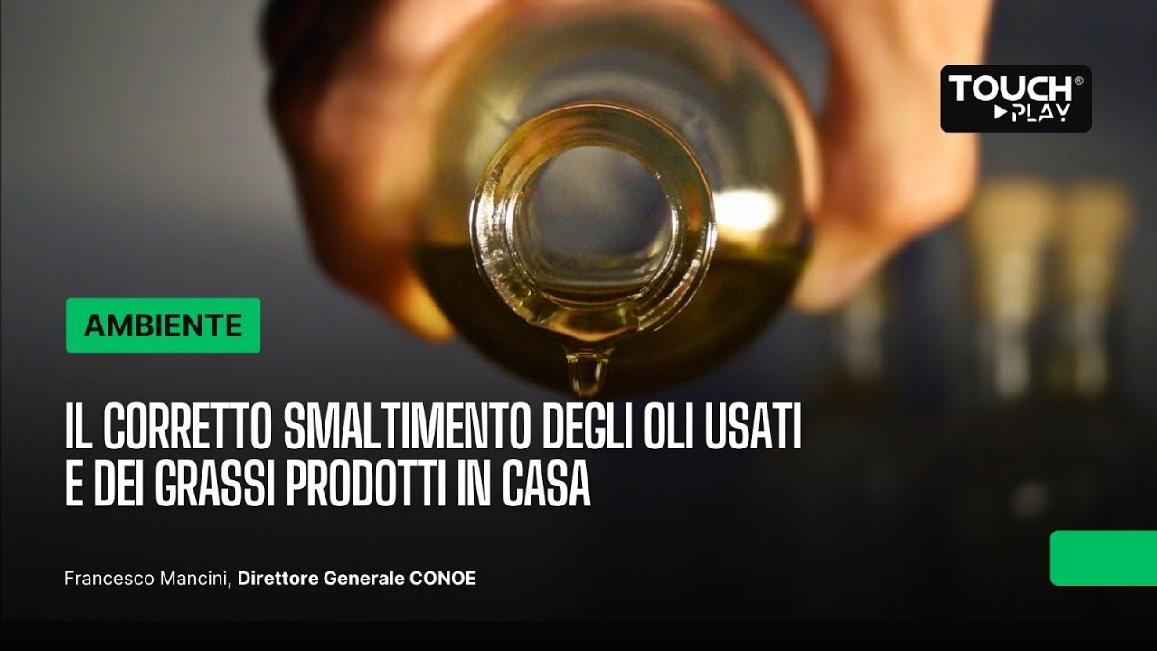 Il corretto smaltimento degli oli e dei grassi prodotti in casa