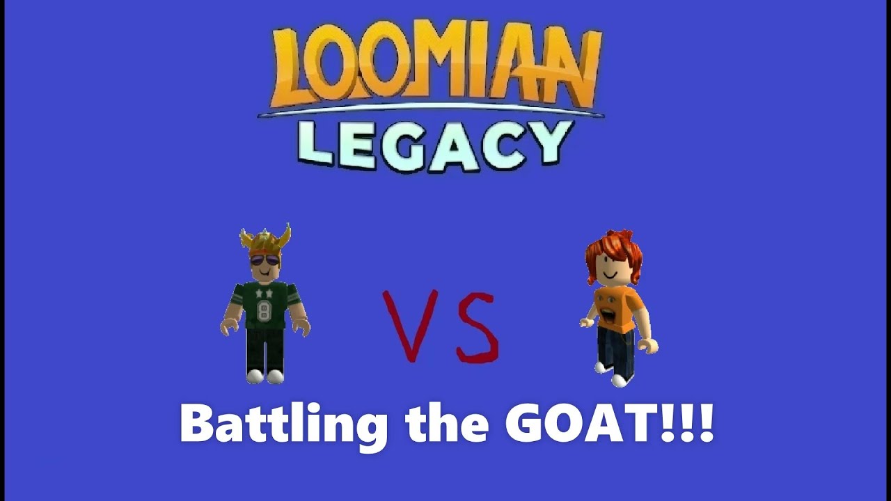 JoshuaStar77 VS Speedersonicv. Who will Win??? Loomian Legacy PVP.