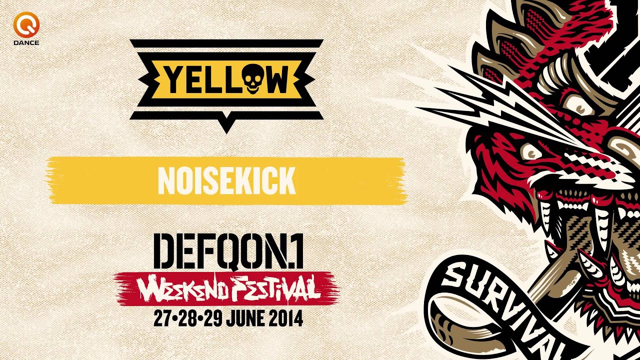 The colors of Defqon.1 mixes | Yellow by Noisekick