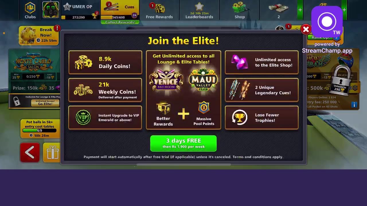 8 ball pool and other Mobile games # fun stream
