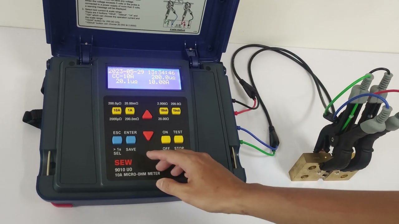 SEW 9010UO 4-WIRE MICRO-OHM METER