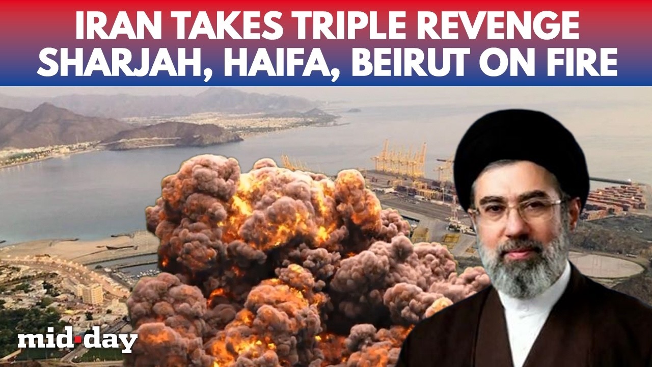Iran's Multi-Front WAR: Khor Fakkan Port Hit, Haifa Under Missile Attack, Beirut Casualties SURGE