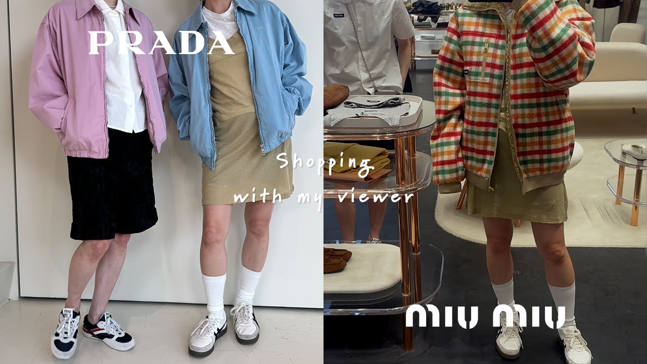 Youtubeで出会ったお友達とPRADA & MiuMiuでショッピング！！
