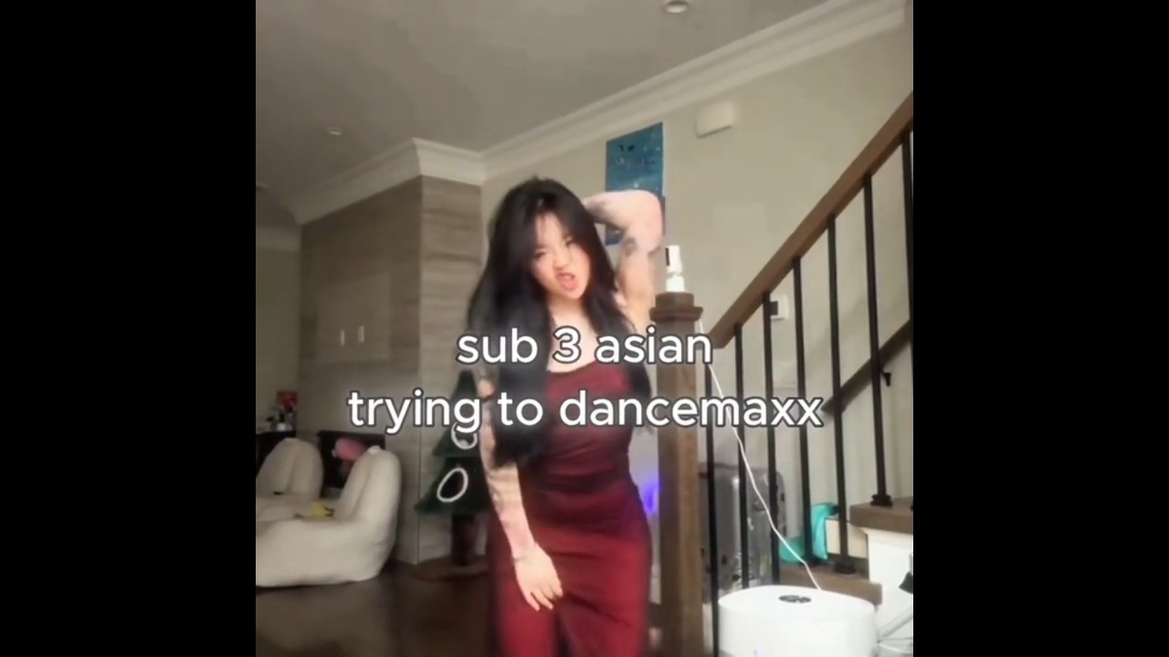 sub 3 trying to dancemaxxing vs real asian dancer | #asian #sub3 #thedarktriad
