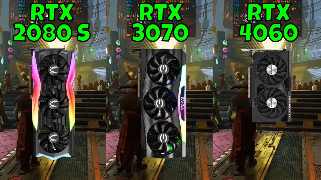 RTX 2080 Super vs RTX 3070 vs RTX 4060 (Benchmark in 9 Games at 1080p) 2024