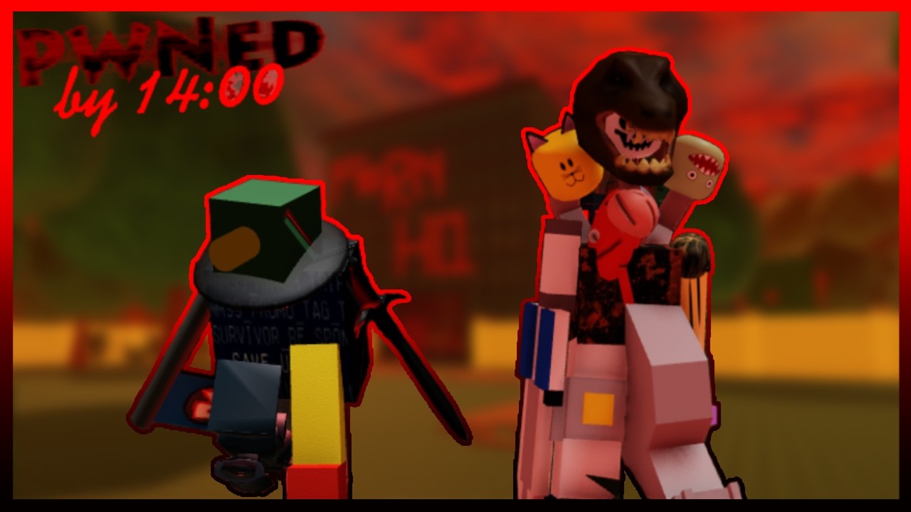WINNING WITH THE NEW INFECTED FATHER AND STALKER SKIN!!! | Roblox PWNed BY 14:00