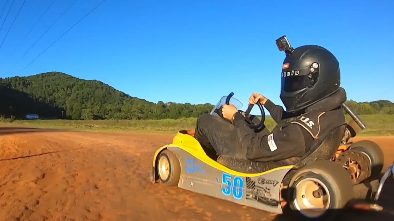 les Elliott open class go kart racing 🏎️ main race