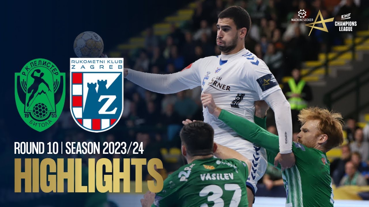 HC Eurofarm Pelister vs HC Zagreb | Round 10 | EHF Champions League Men 2023/24