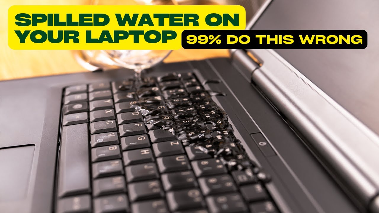 Spilled Water on Your Laptop? 99% Do This WRONG! | How to Fix Laptop Spilled Water
