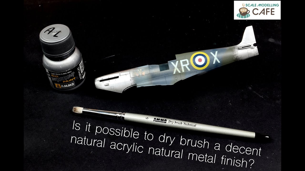 Dry brushing a natural metal finish on aircraft models, is it possible?