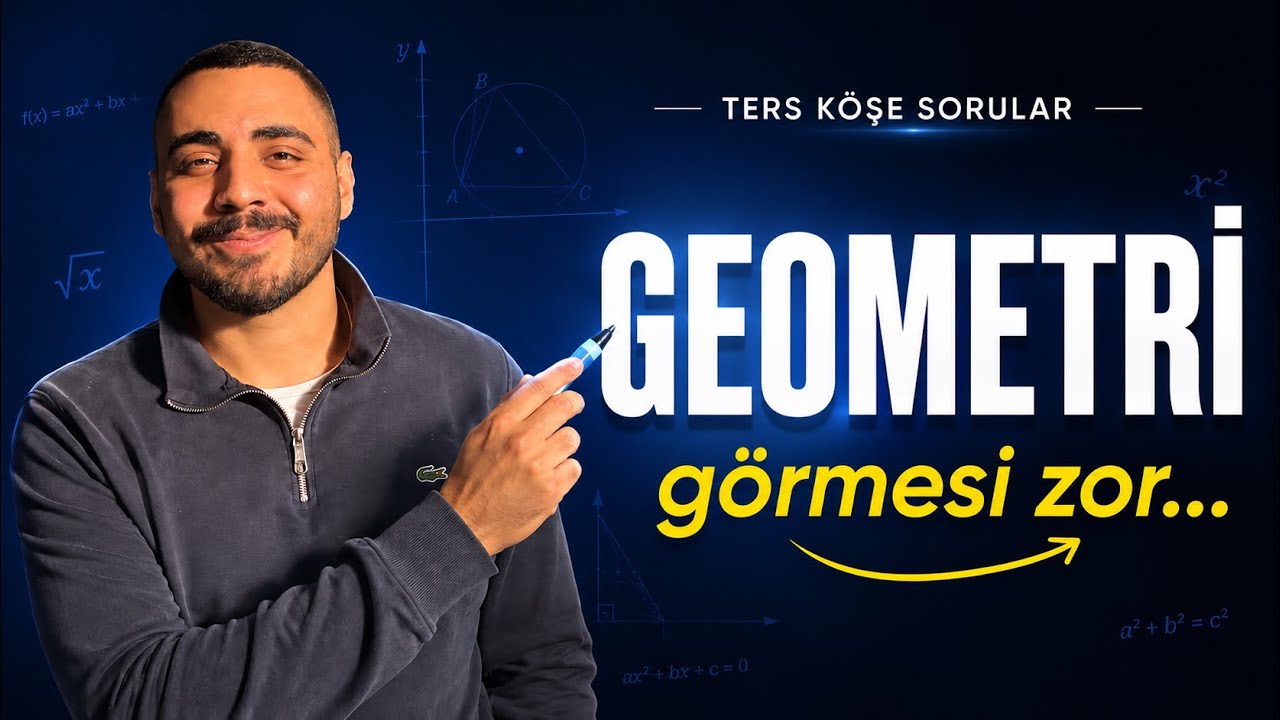 Basit Görünüyor Ama Değil! | Zihin Açıcı Geometri Sorusu