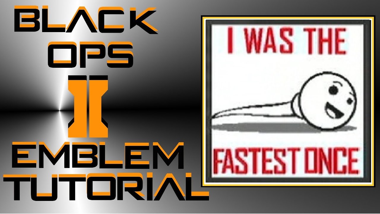 Call of Duty Black Ops 2 : Funny Sperm Cell Emblem Tutorial