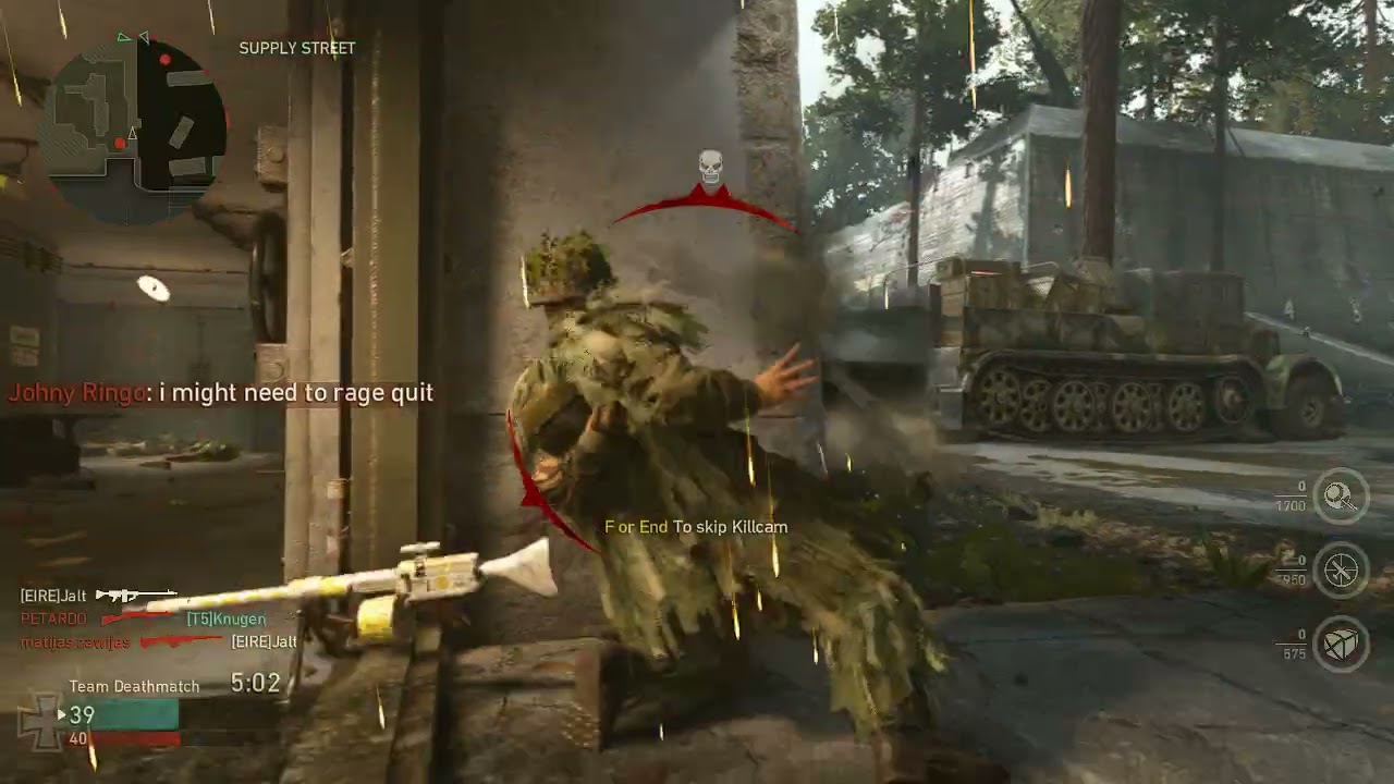 Call of Duty WWII Valkyrie Super close round!