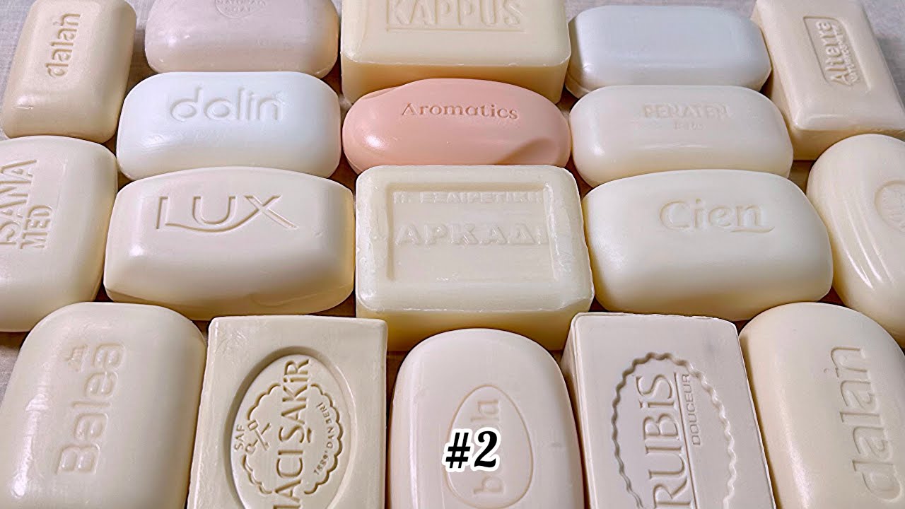 ASMR soap cutting 🤍 Резка мыла АСМР