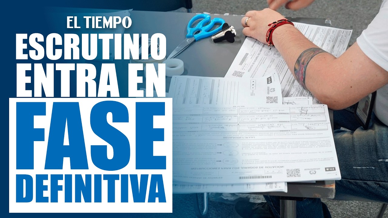 Recta final del escrutinio: entregan las &uacute;ltimas actas al Consejo Electoral | EL TIEMPO
