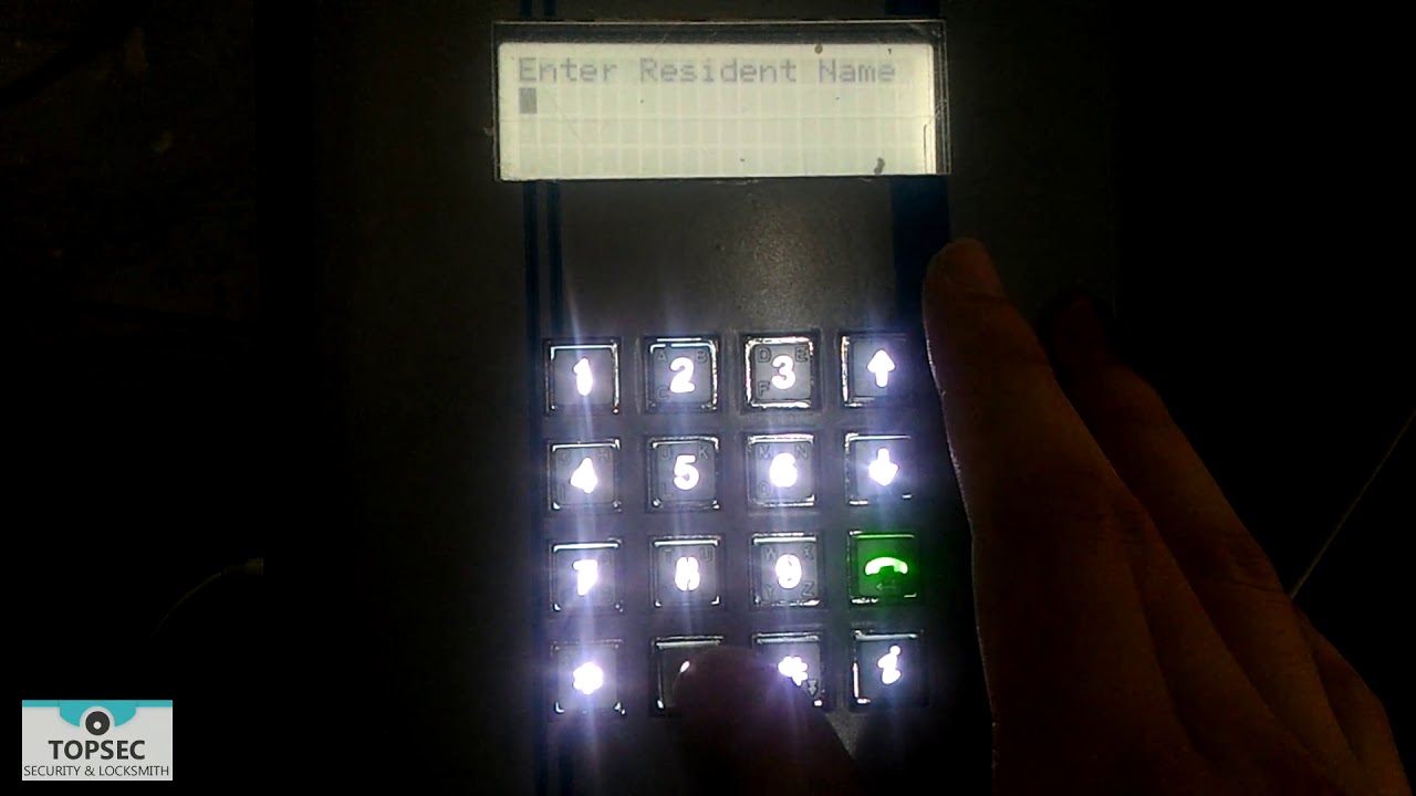 How to program mircom intercom using keypad