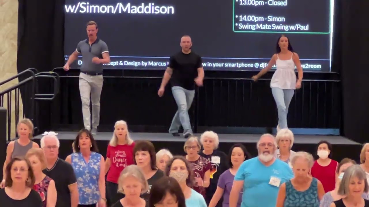 Crazy In Line Line Dance Joey Warren, Maddison Glover & Simon Ward @Sunshine N Line 2022