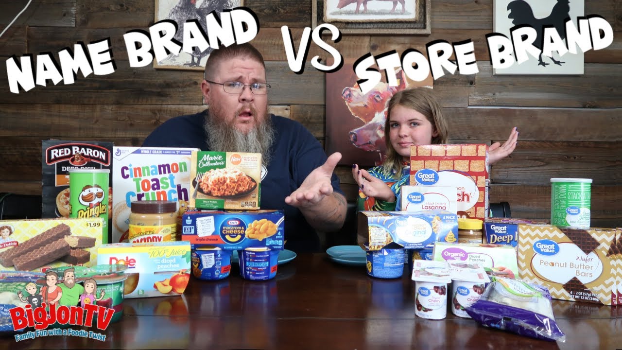 Name Brand VS Store Brand || Taste Test Tuesday