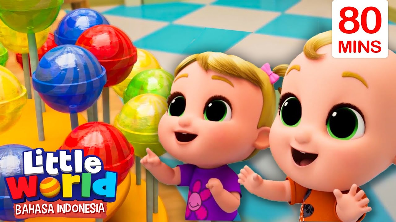 Permen Loli Warna Warni | Little World Bahasa Indonesia | Kartun Anak
