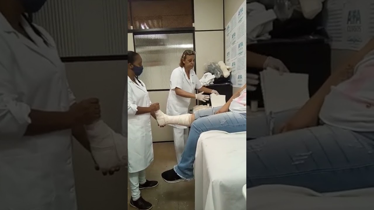 L.U TALA COLOCADA JUNTO  COM O ORTOPÉDISTA