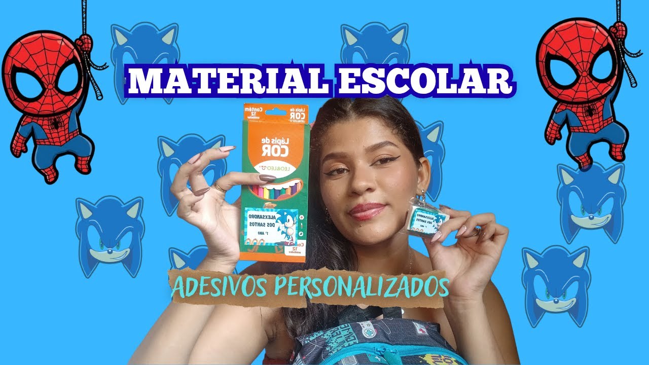 ADESIVANDO E ORGANIZANDO O MATERIAL ESCOLAR DO MEU FILHO🥰📚/ O tema escolhido foi do 