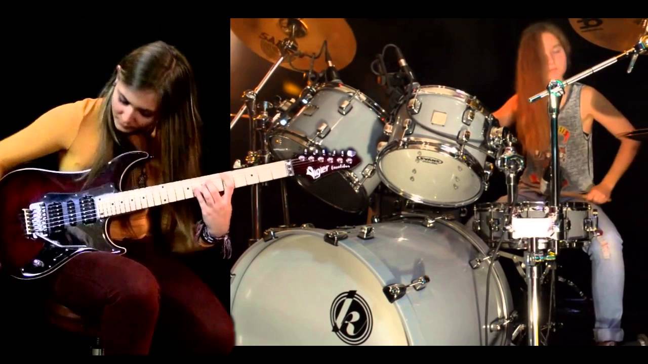 Tina S and Sina - The Trooper [Iron Maiden] cover