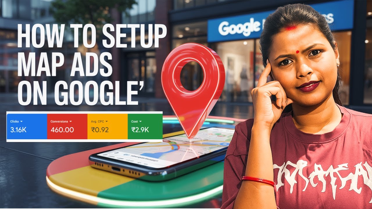 How to Show ads in google Maps in google ads | Google my business ads | Map ads
