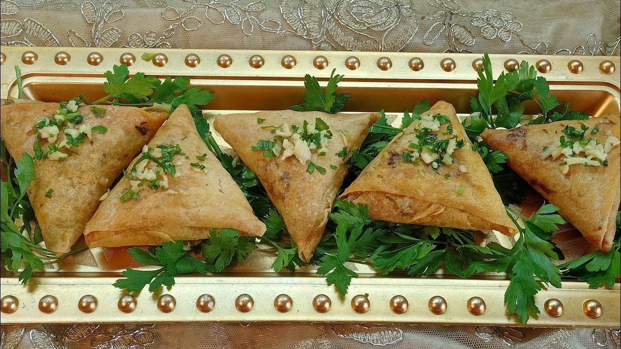 بريوات بالكفتة والخضر الذ حشوة كيجيو مقرمشين ولذاذ