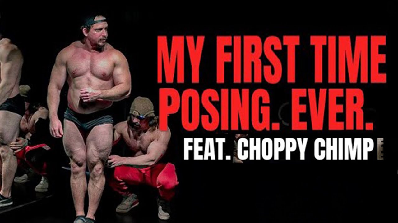 Learning Bodybuilding Posing for the First Time Feat. Choppy Chimp