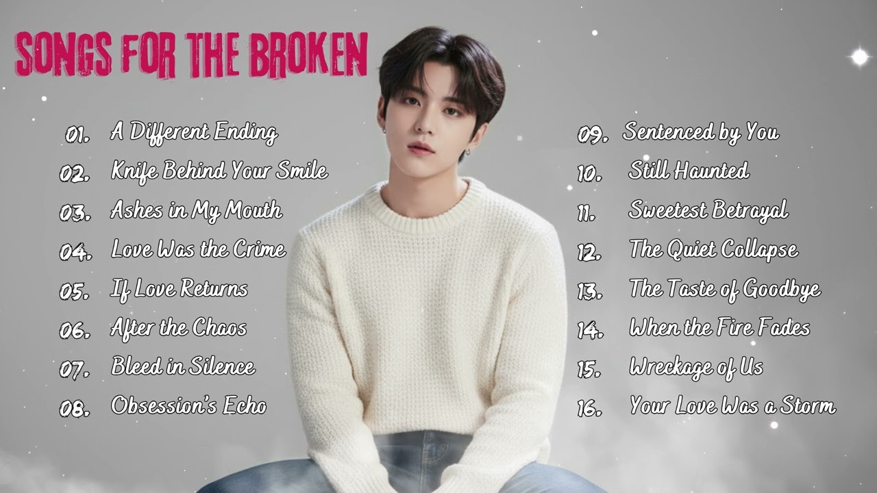 16 Sad Broken Love Songs 💔 Korean Male Voice | Heartbreak Playlist.