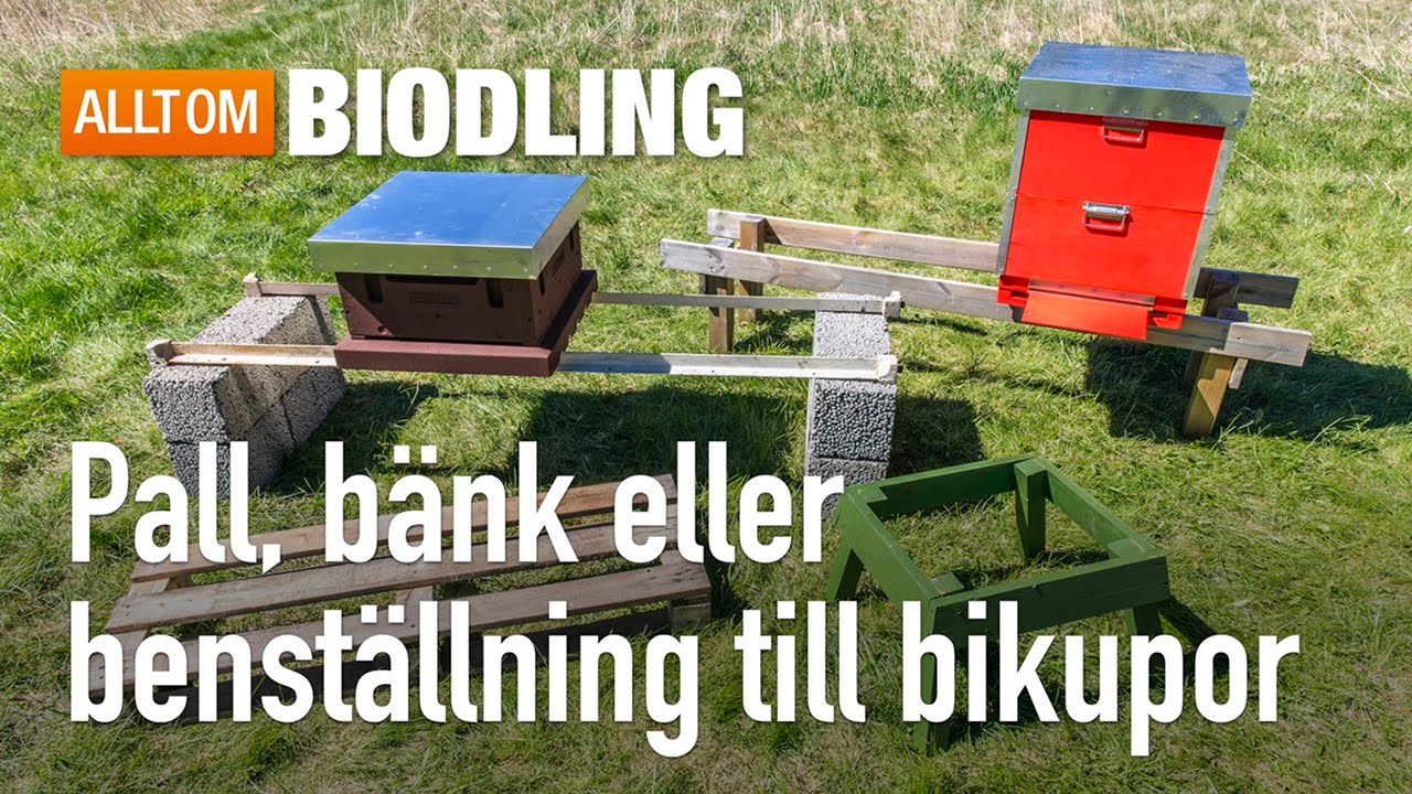 Pall, bänk eller benställning till bikupor - Biredskap - Biodling