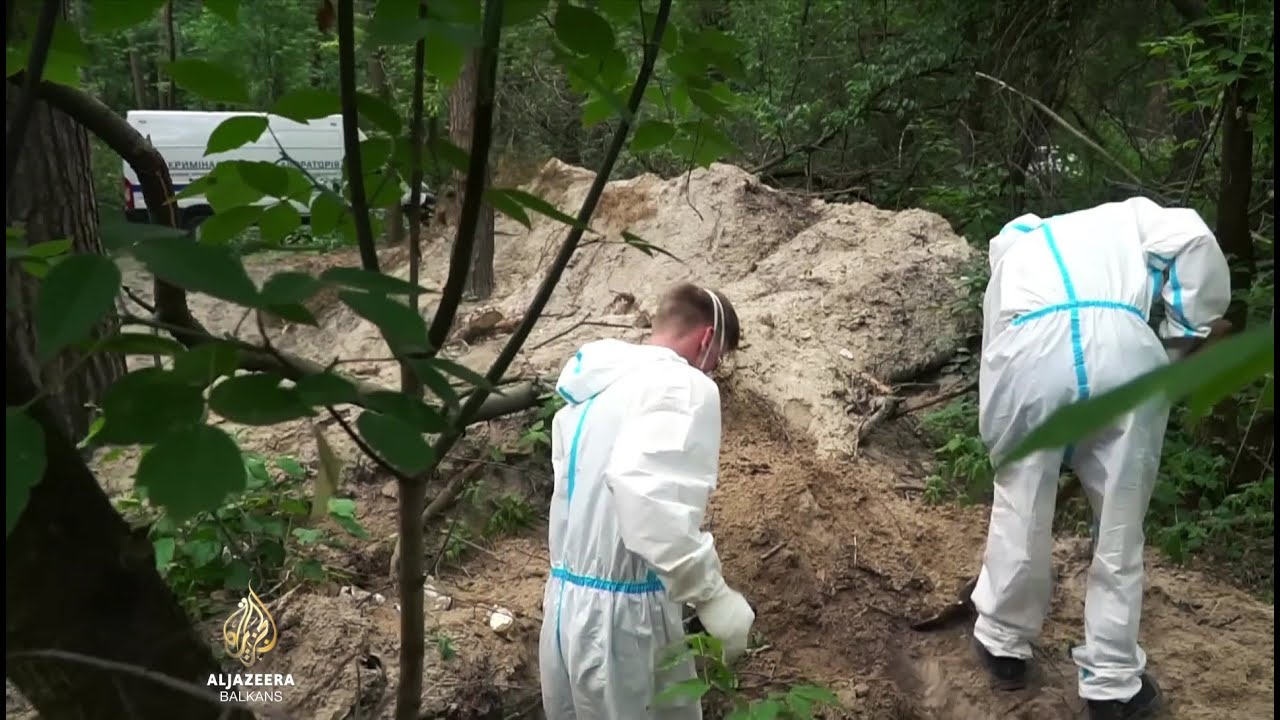 Masovna grobnica u regiji Buča, navodi o ruskim ratnim zločinima