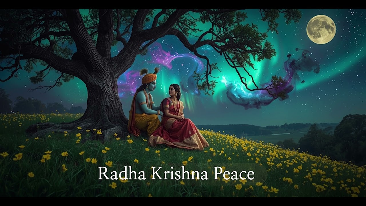 Radha Krishna Divine Love | Peaceful Flute Music for Meditation
